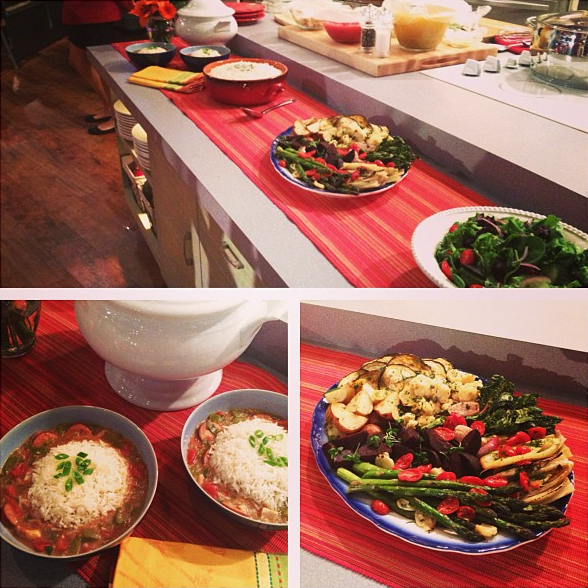 18. Pat and Stacy's Gumbo & Roasted Vegetables - Valerie Bertinelli
