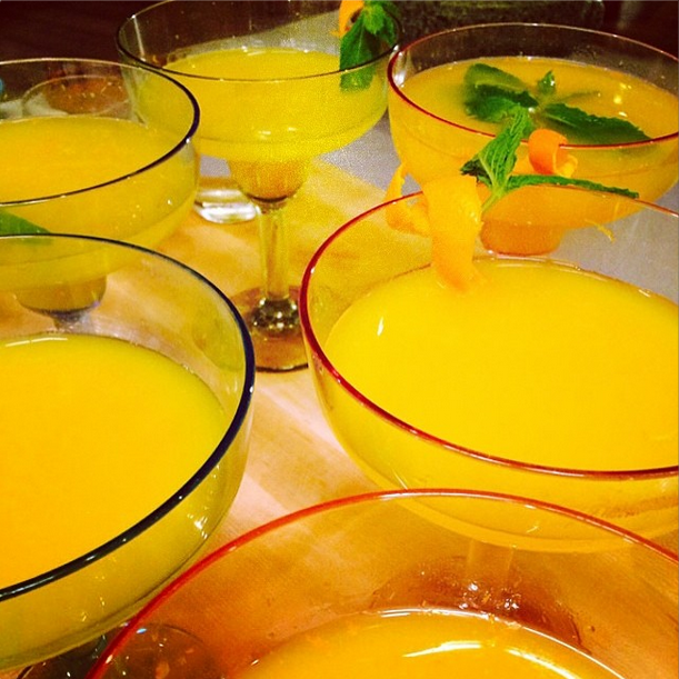 10. Tangerine Mint Sparkling Margarita - Chef Susan Feniger