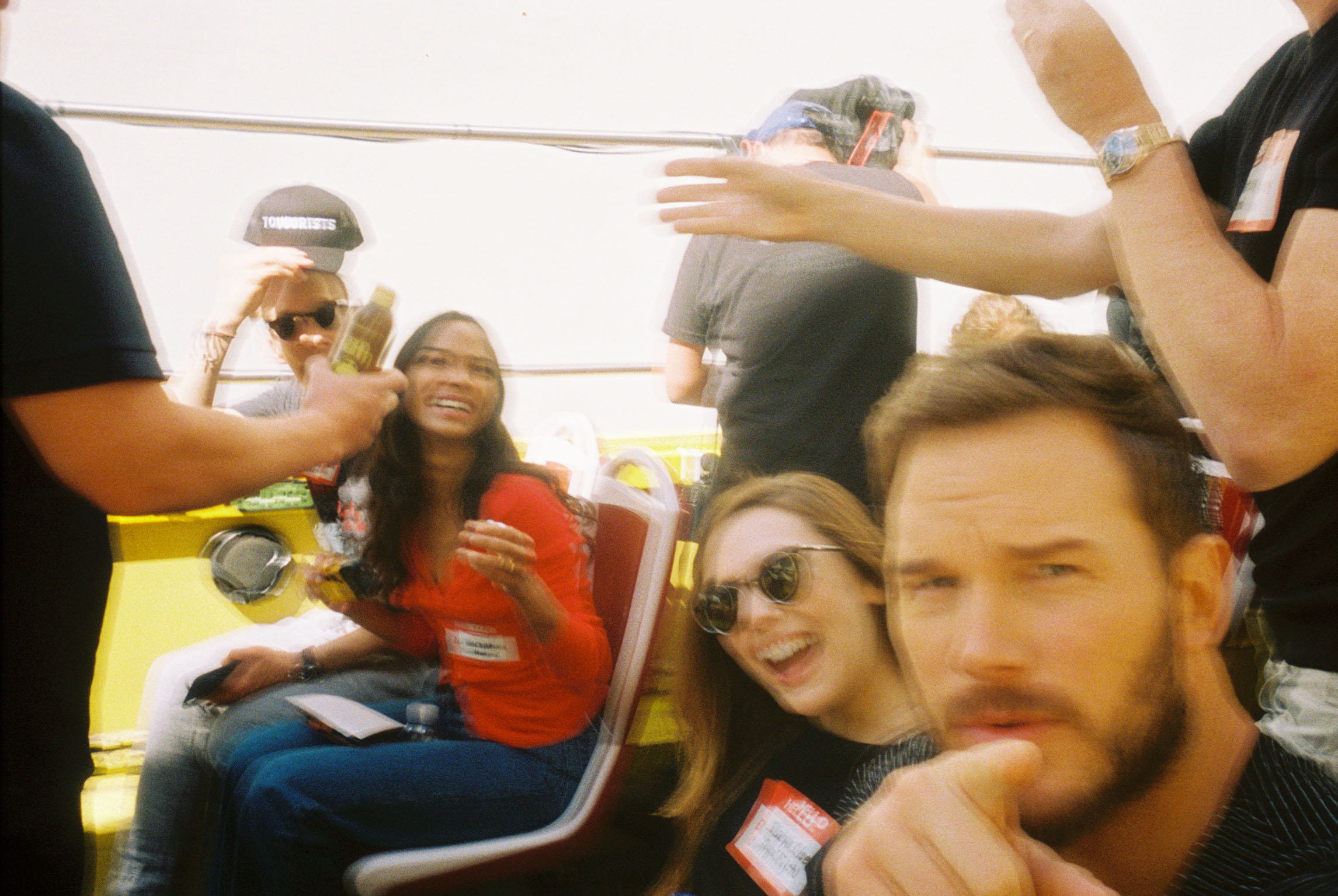 Benedict Cumberbatch, Zoe Saldana, Elizabeth Olsen and Chris Pratt