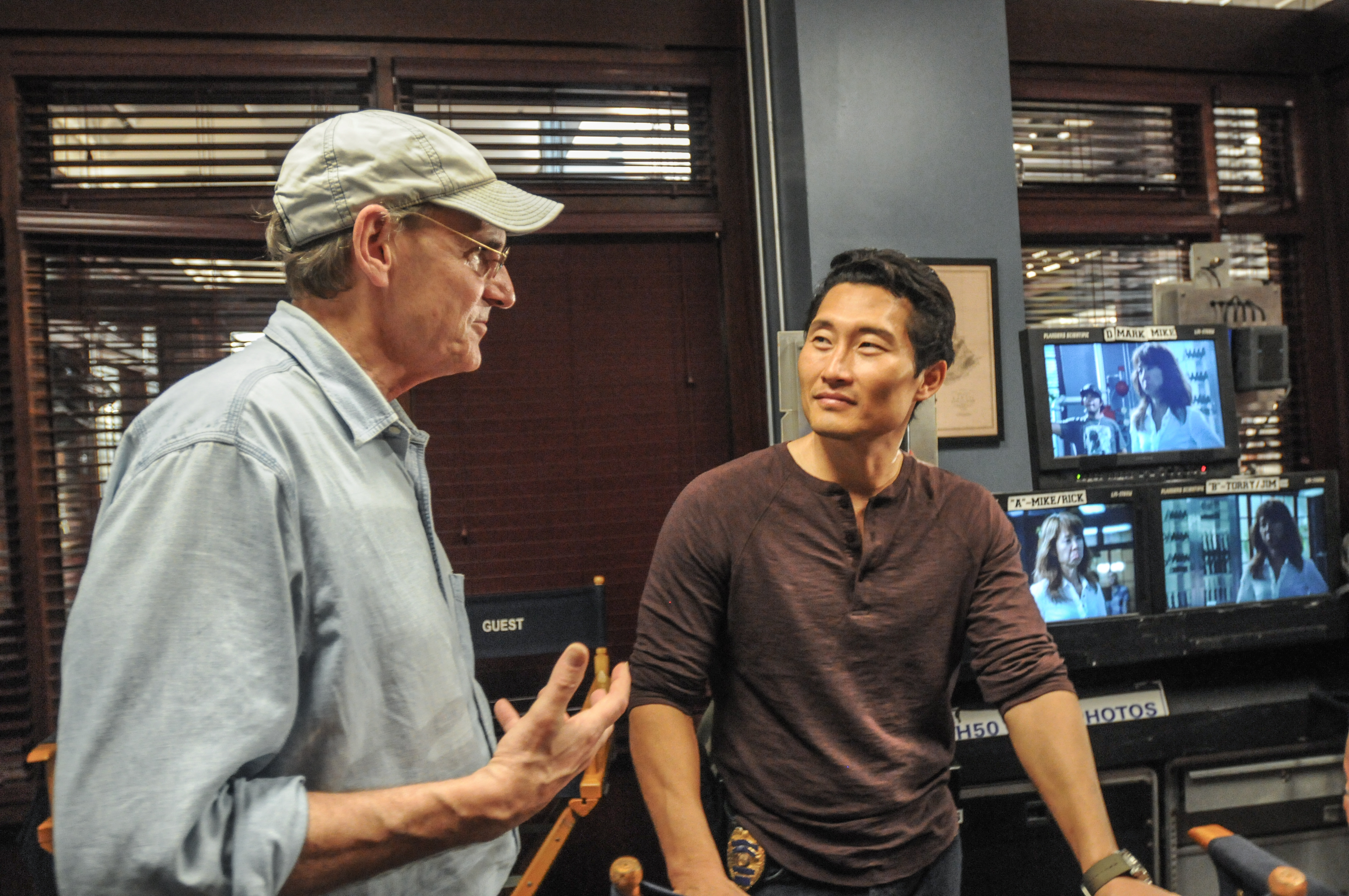 James Taylor and Daniel Dae Kim