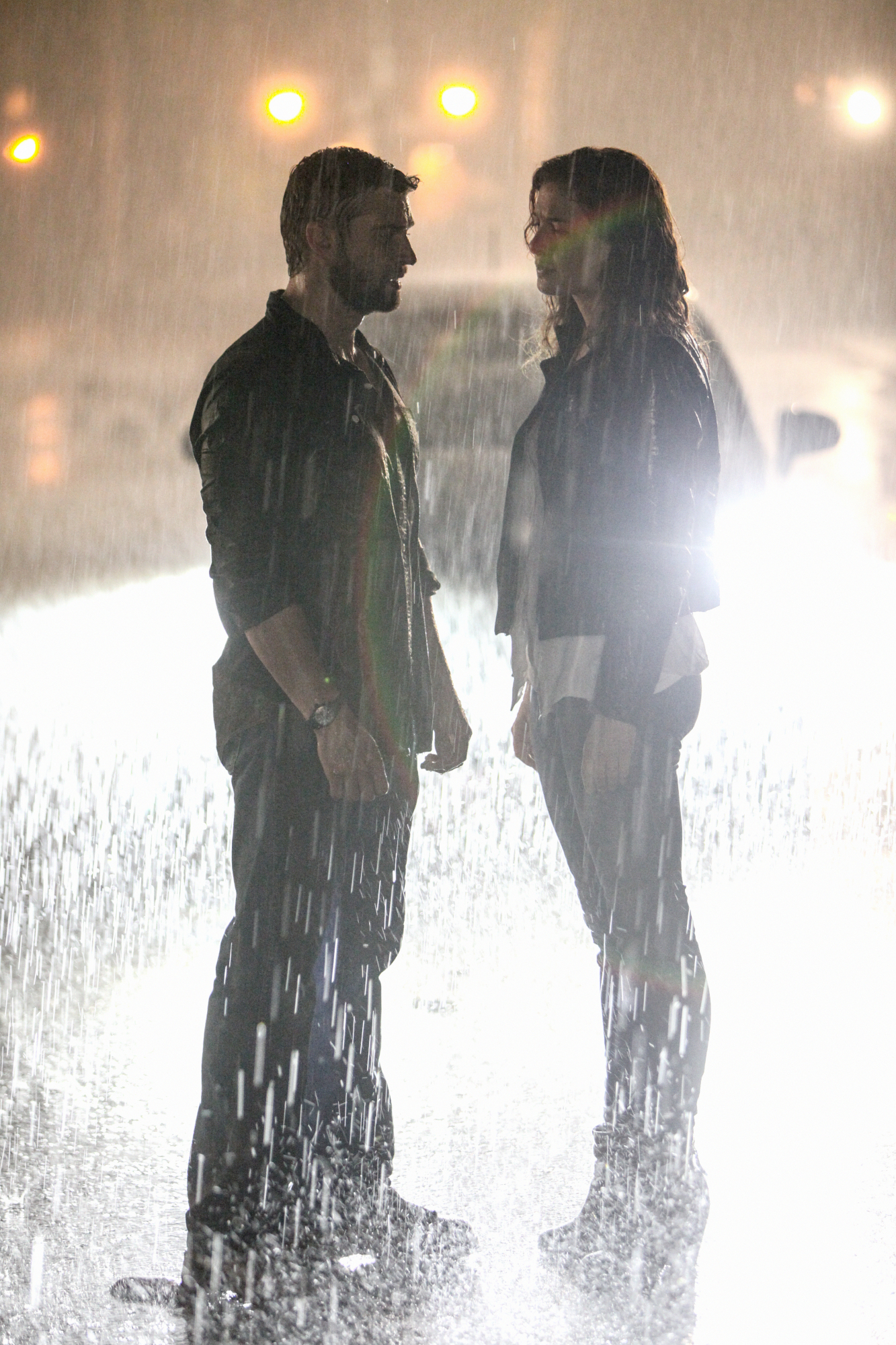 5. When they found each other in the rain