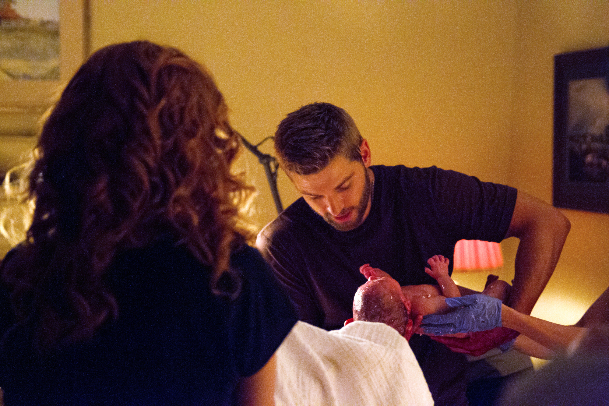 9. When they delivered a baby together