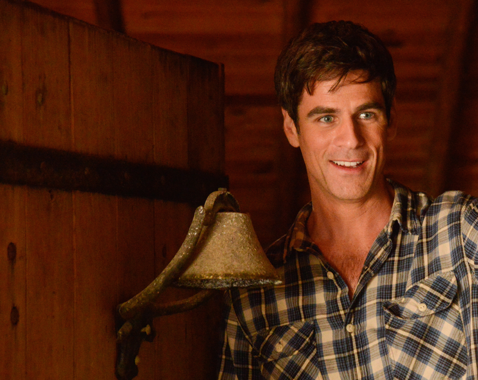 6. Showing off his pearly whites.
