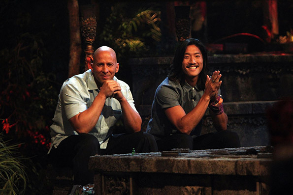Final Two Tony and Woo During Vote Reveal