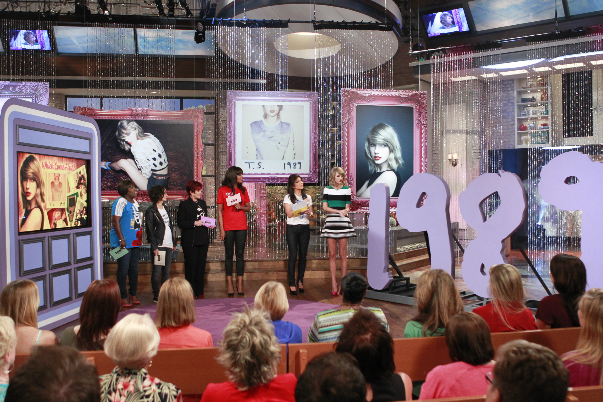 1. Having fun with Taylor Swift.
