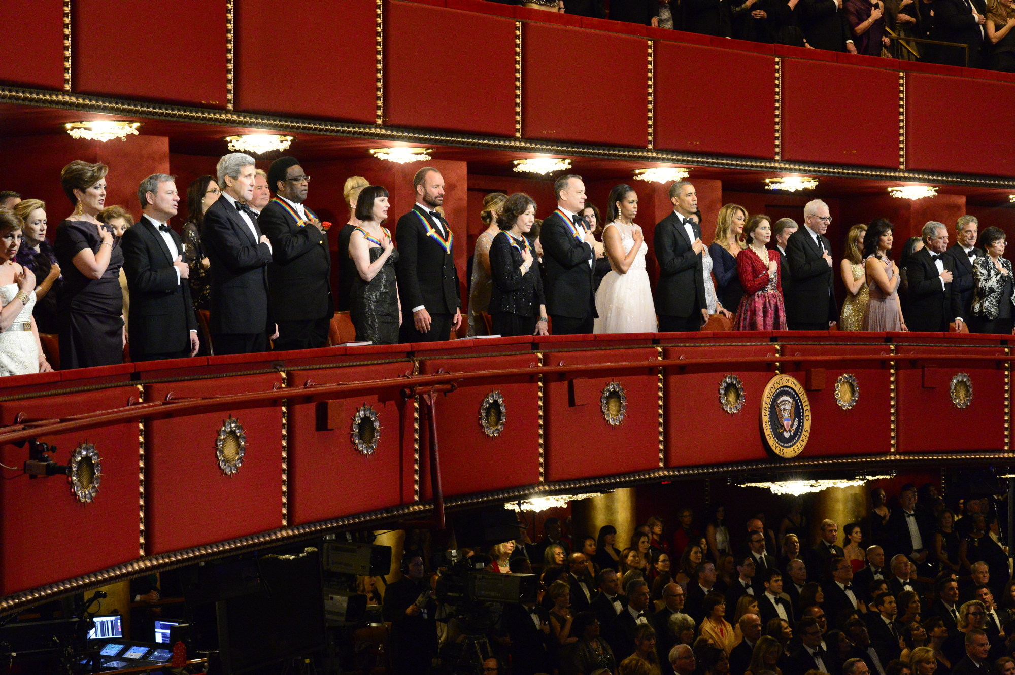 The VIP Section of 37th Annual Kennedy Center Honors