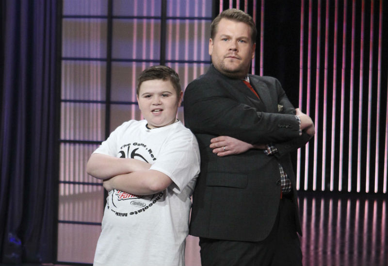 Viral dancing star Peyton 'Peanut' Henderson stopped by to dance with James.
