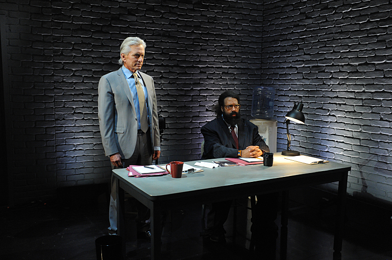 Michael Douglas and Reggie Watts try to process what they're seeing.