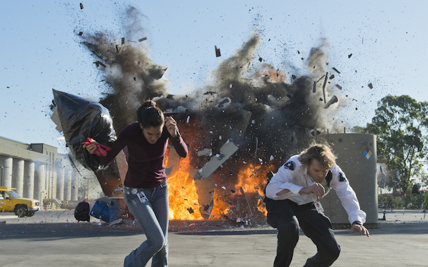 Daniela Ruah as Kensi Blye and Eric Christian Olsen as Marty Deeks
