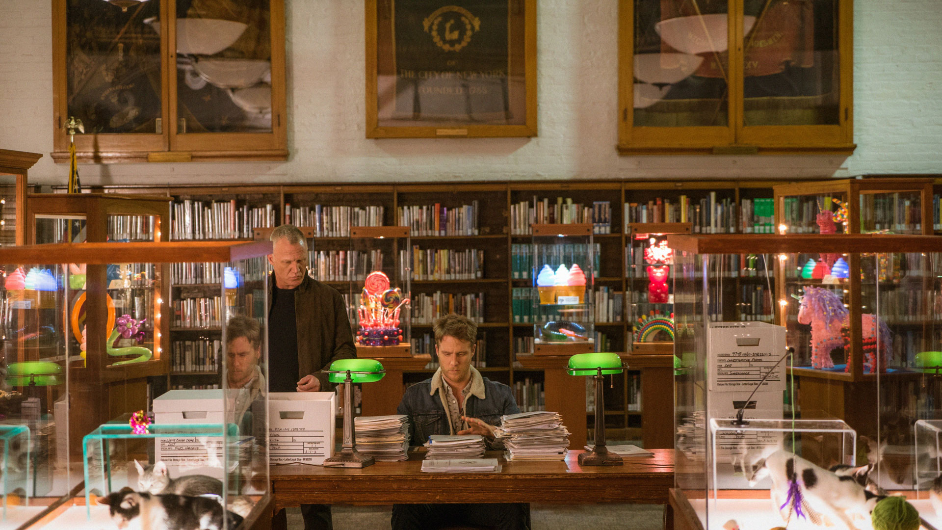 Terry Serpico as David Englander and Jake McDorman as Brian Finch
