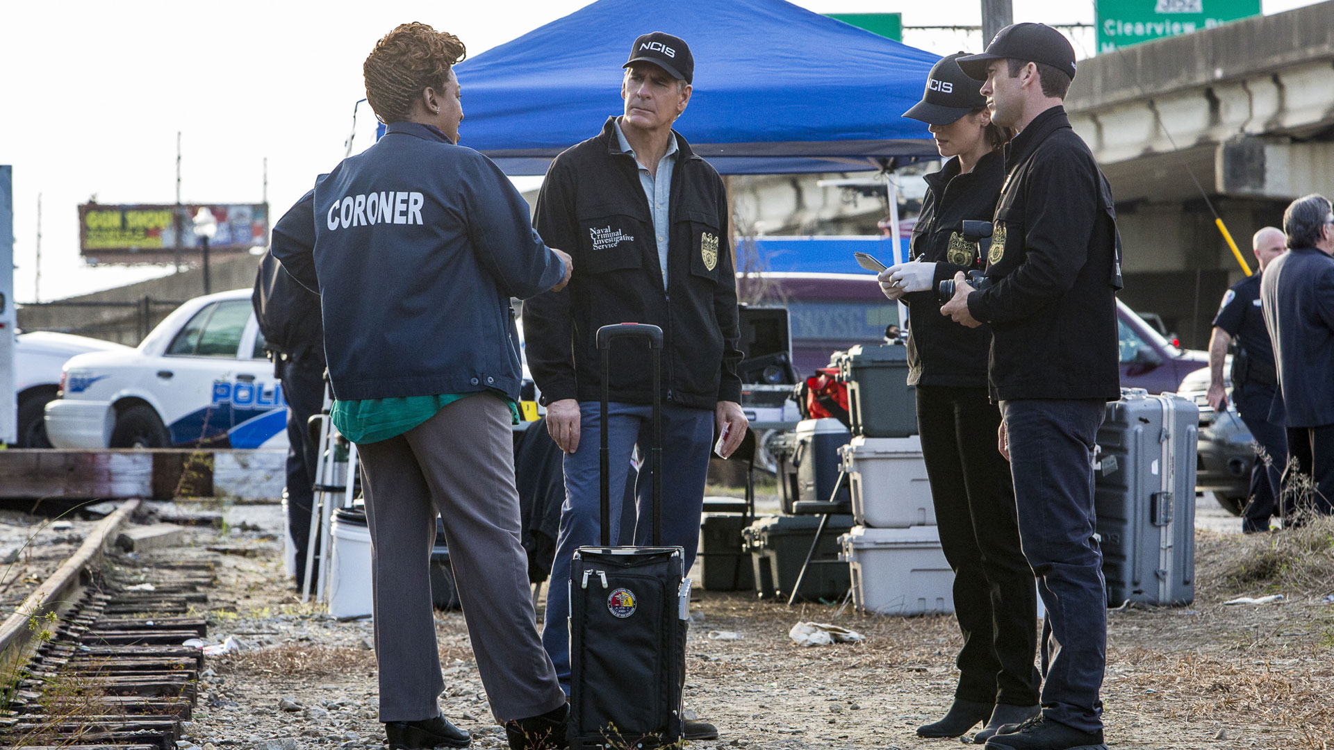 CCH Pounder as Dr. Loretta Wade, Scott Bakula as Dwayne Pride, Zoe McLellan as Meredith Brody, and Lucas Black as Christopher LaSalle