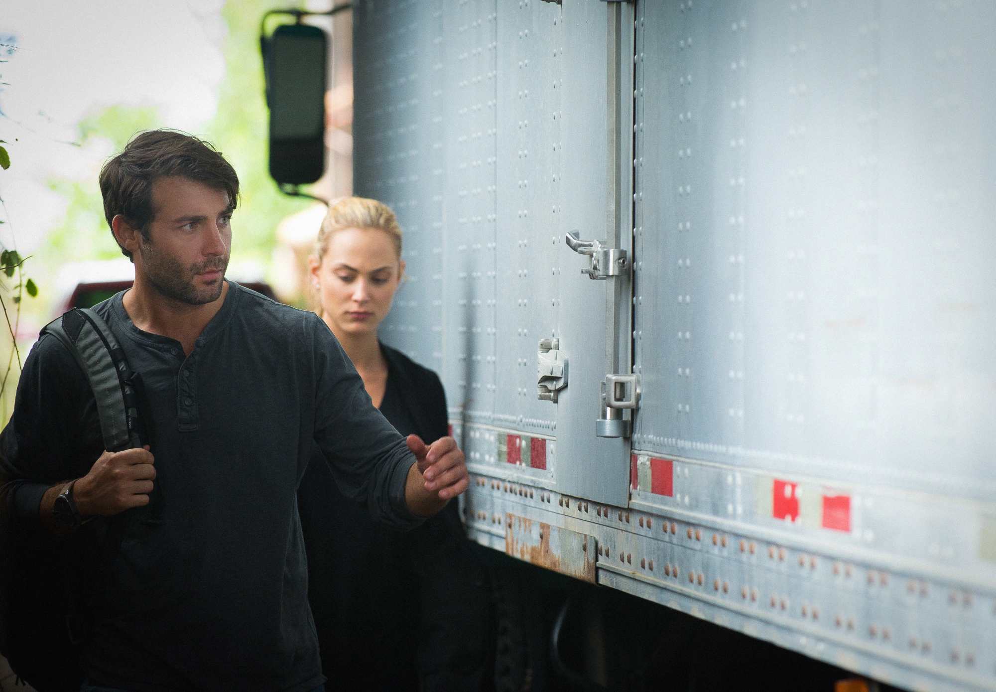 James Wolk as Jackson Oz and Nora Arnezeder as Chloe Tousignant.