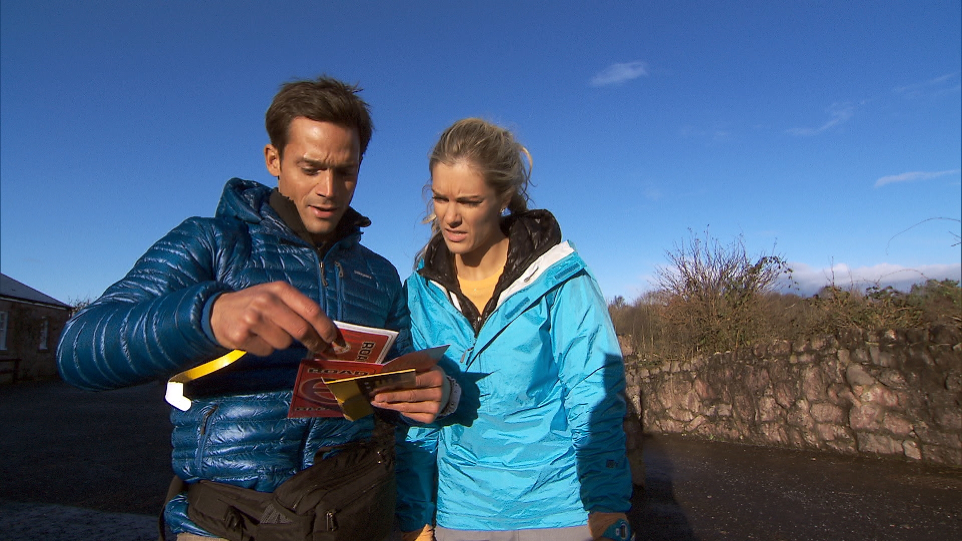 Max and Katie in the season finale of The Amazing Race
