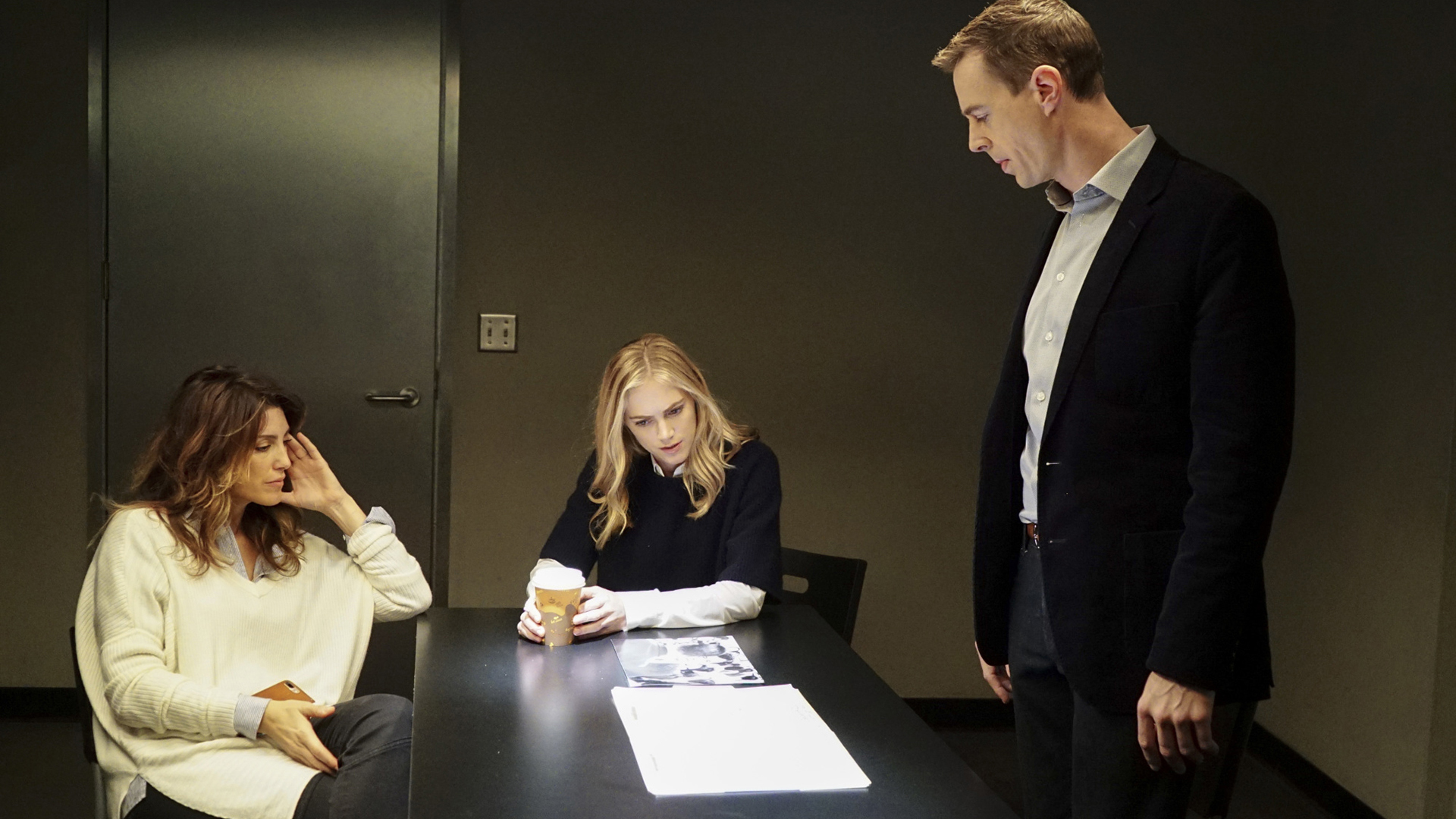 The team goes over the latest case.