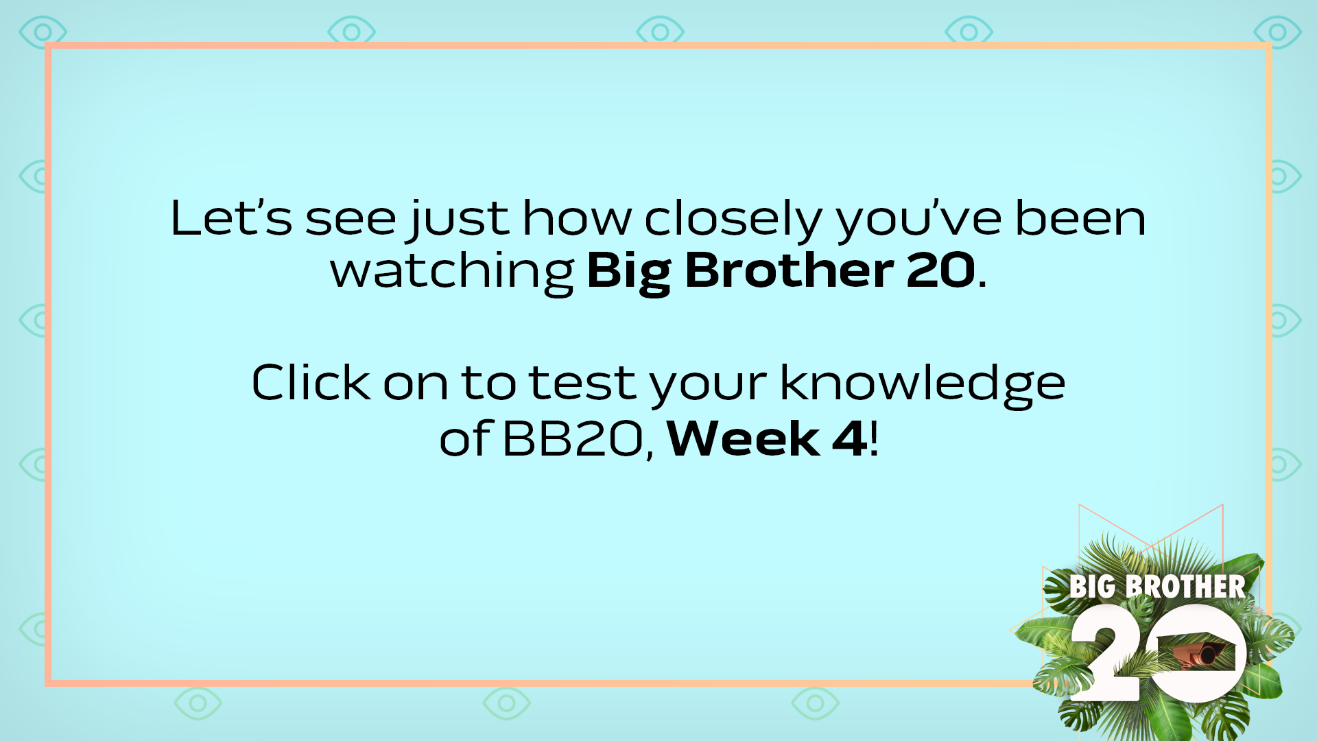 How closely have you been watching Big Brother?
