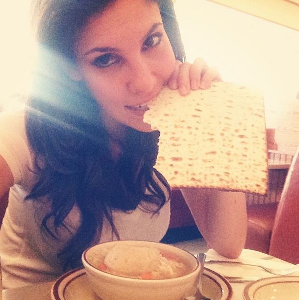 7. The matza selfie.