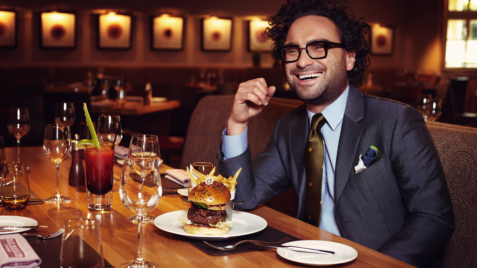 Take a cue from The Big Bang Theory star Johnny Galecki. Don’t worry, be happy!