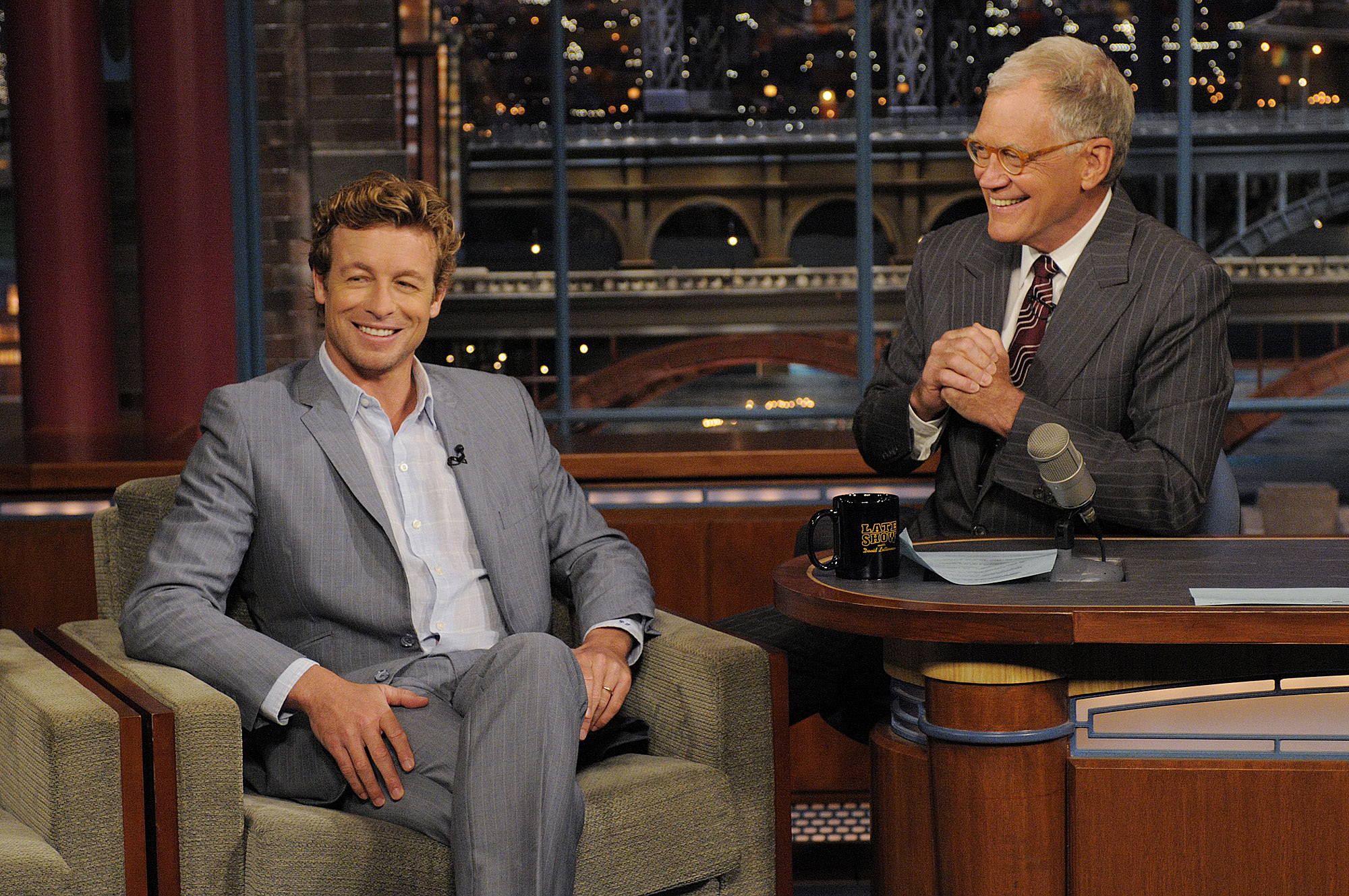 When Simon Baker took his hair to visit Dave