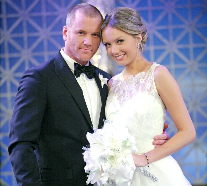 Here's everything you need to know about Abby Newman's wedding dress.