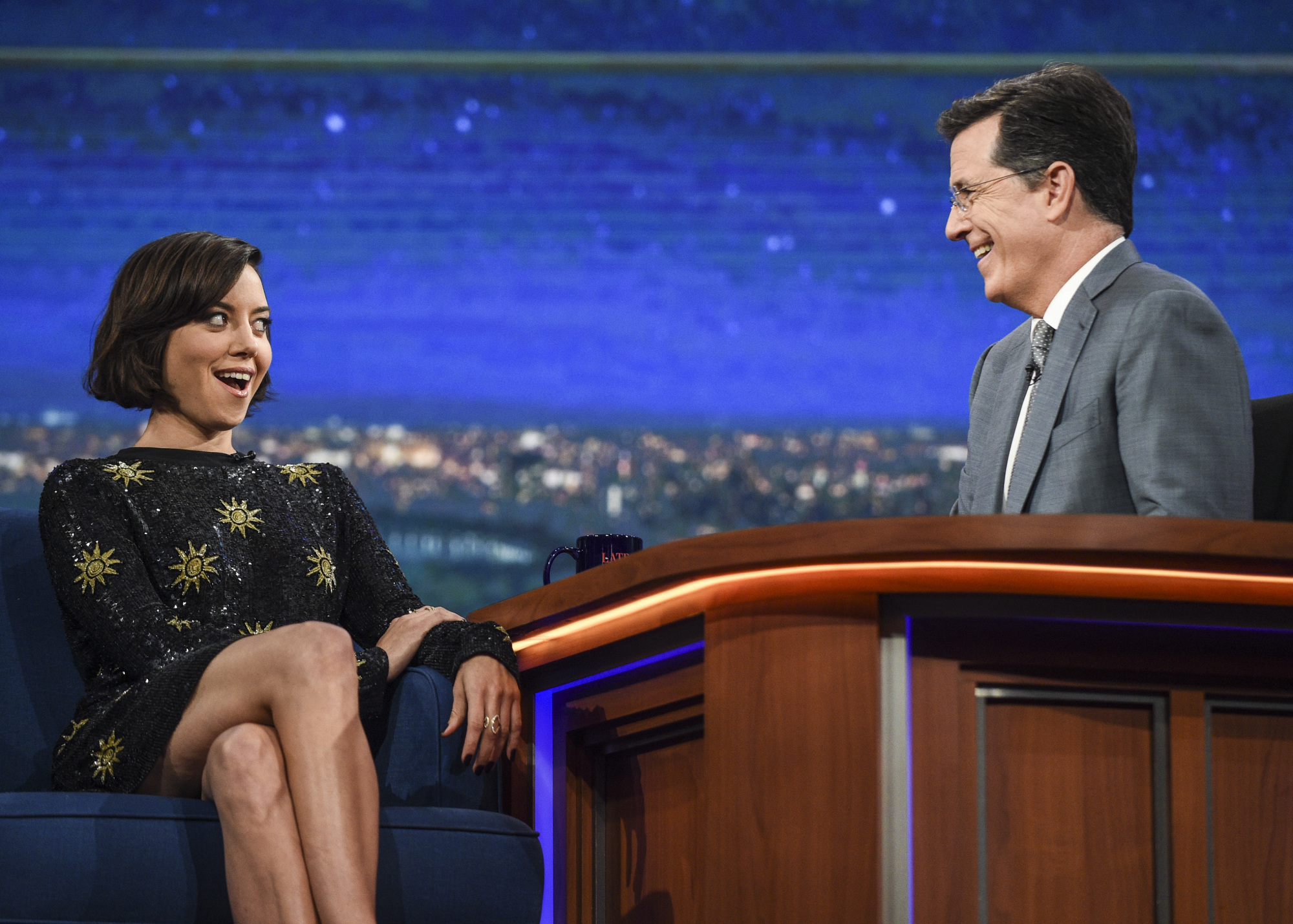 Aubrey Plaza Is Keeping A Secret