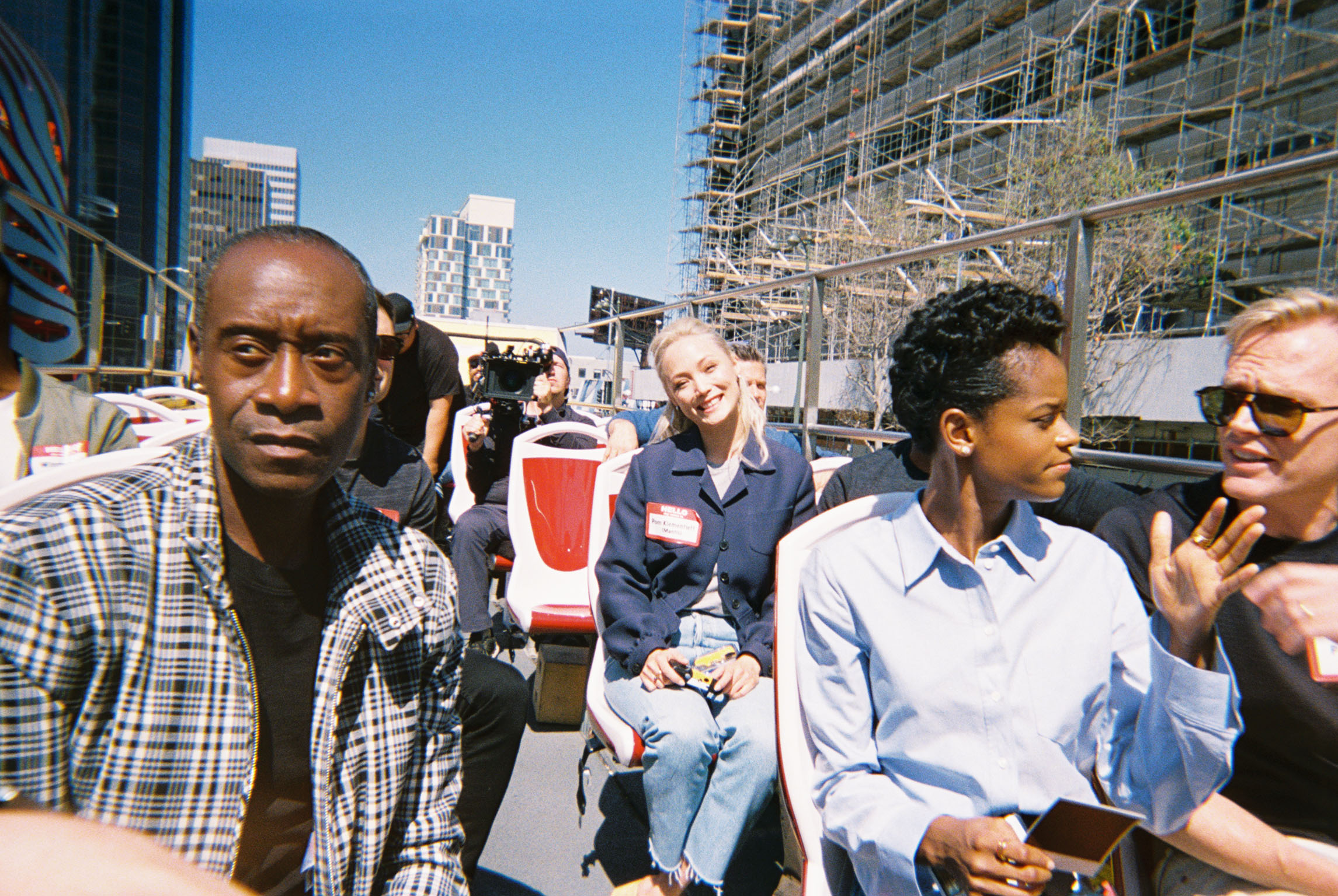 Don Cheadle, Pom Klementieff, Letitia Wright and Paul Bettany