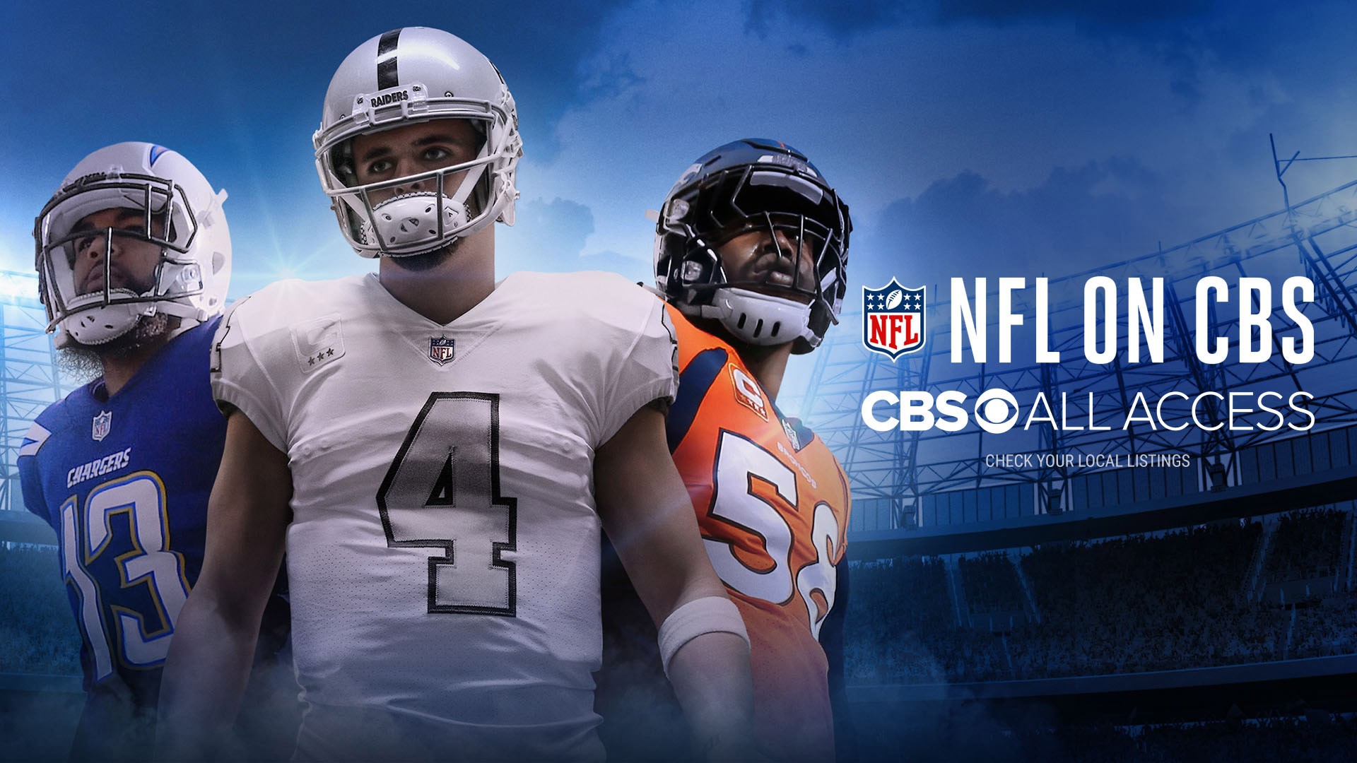 38 Best Pictures How To Watch Out Of Market Nfl Games On Cbs All Access : Bears Gameday Ways To Watch Listen Chicago Bears Chicagobears Com
