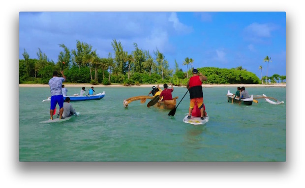 3. The chant featured in the episode's paddle out, “E Iho Ana,” translated to “that which is above shall come down, that which is below shall be raised up.