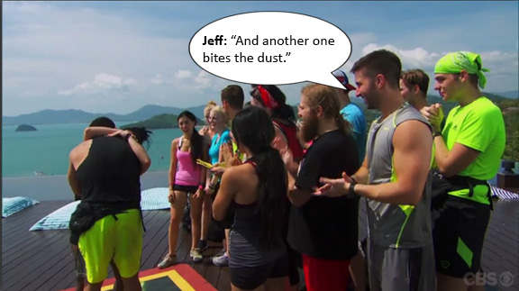 Jeff keeps it real like any bachelor would.