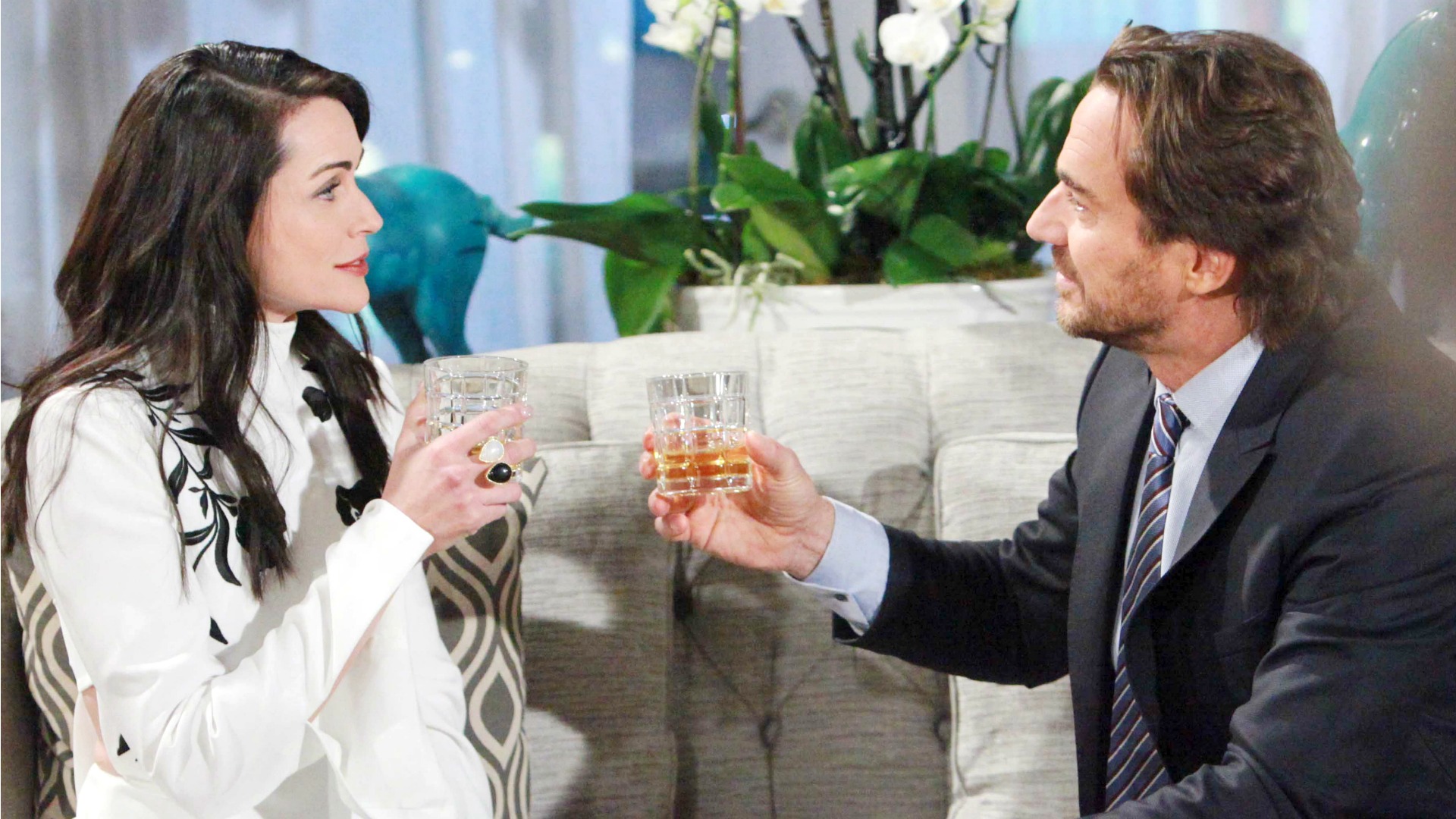 Quinn calls Ridge out on his manipulative scheme to make her look bad to Eric.