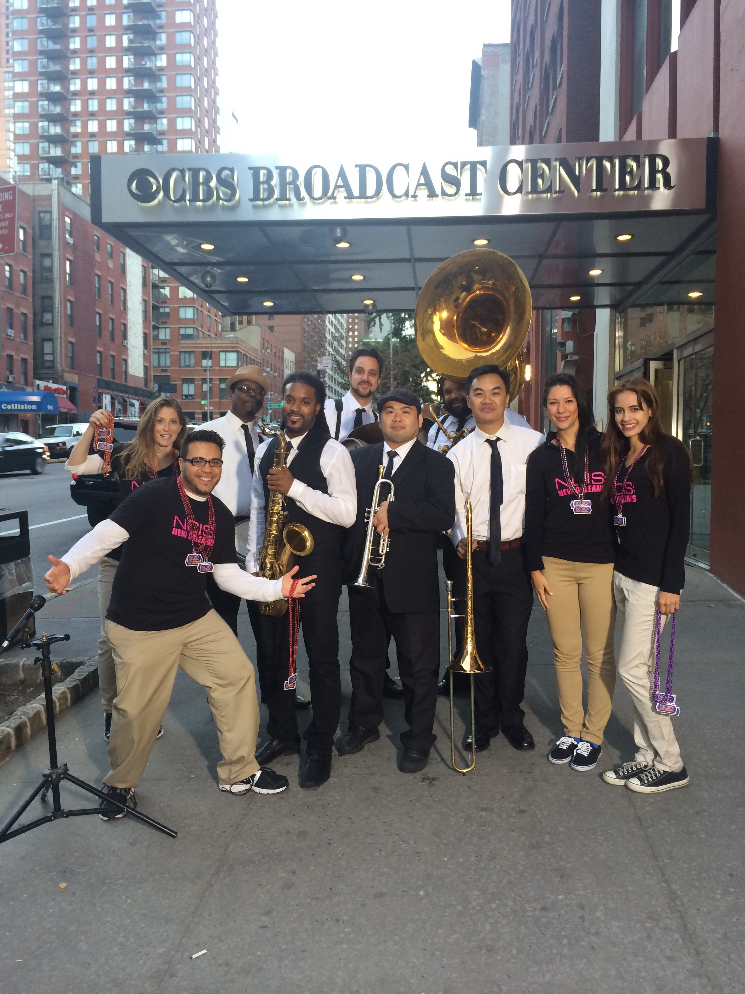 NCIS New Orleans Jazz Band in NYC