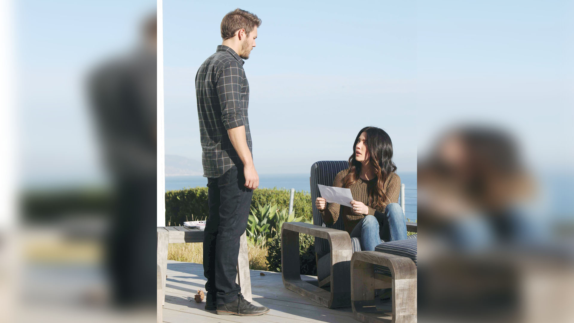 Liam demands answers from Steffy about why she had a paternity test.