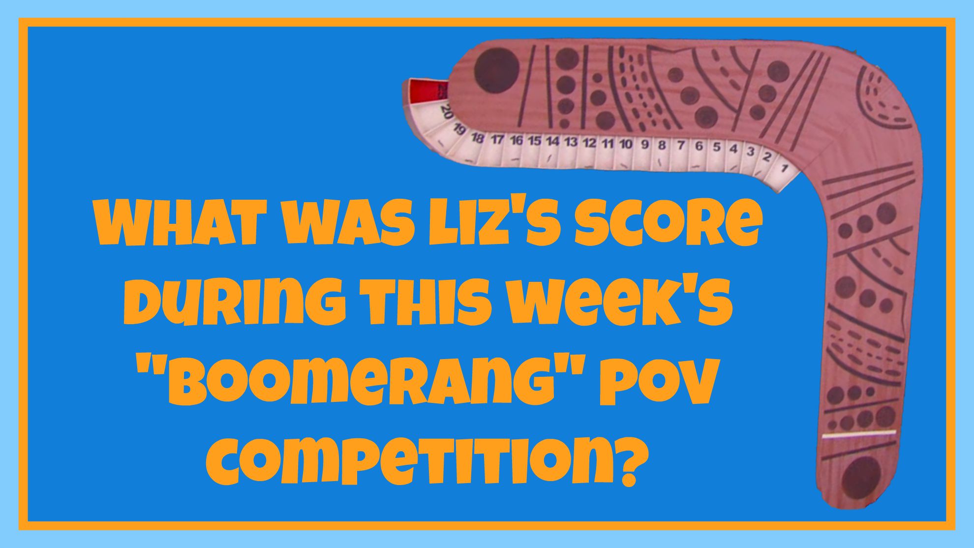 What was Liz's score during this week's