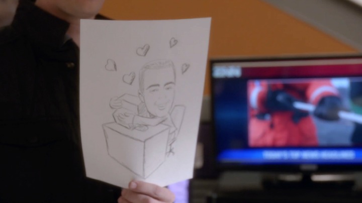 The caricature of McGee featured in the episode is a callback to the drawings made by Agent Kate Todd in
