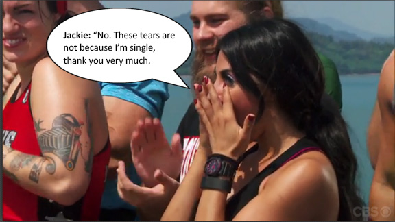 Jackie gets all choked up, and then...