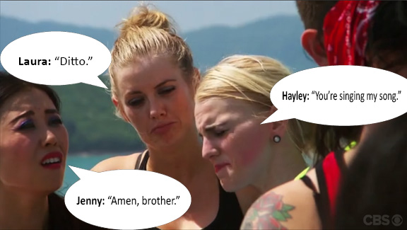 The ladies empathize with Bergen, and then...