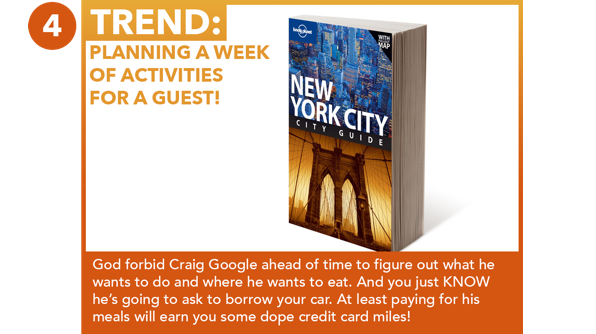 Planning A Week Of Activities For A Guest!