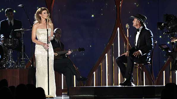 When country’s royal couple serenaded each other.