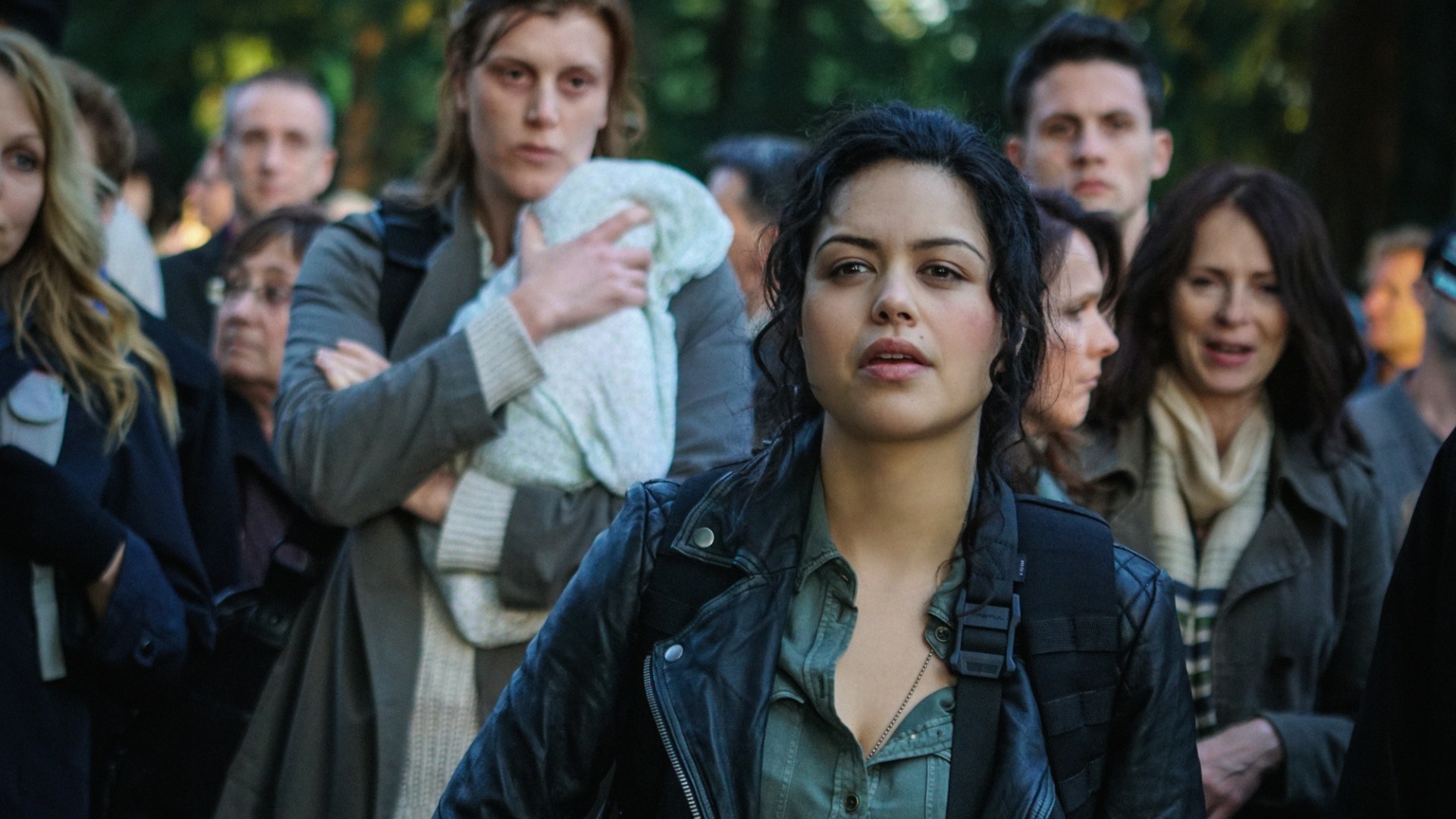 Dariela Marzan helps lead a town to safety.
