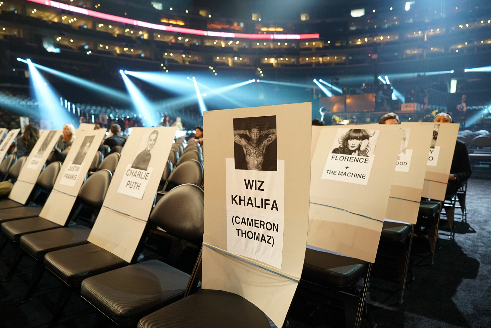 Wiz Khalifa and Florence The Machine will be sitting cozy next to each other