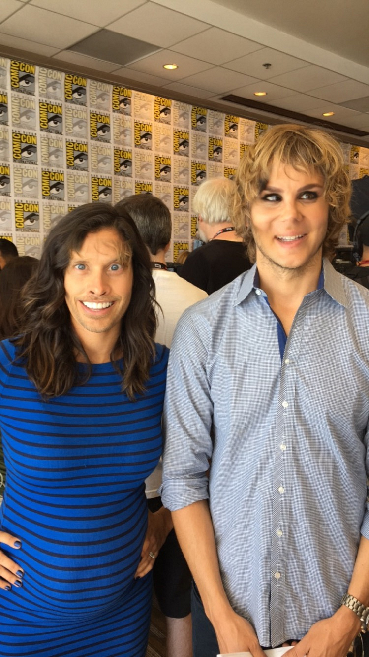Eric Christian Olsen And Daniela Ruah Swapped Faces At Comic-Con And It Was...