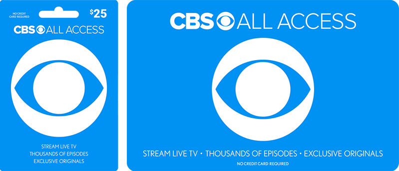 Get Your Cbs All Access Gift Card Today