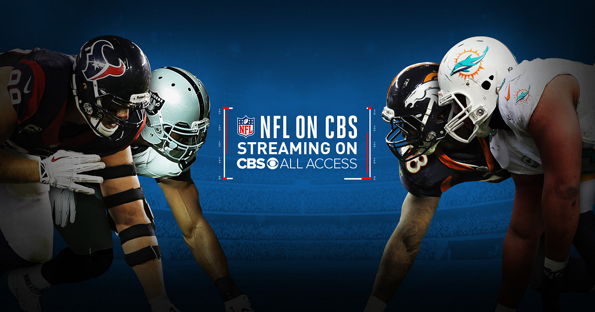 How To Watch NFL On CBS In 2017 With CBS All Access - CBS.com