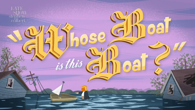 Join Colbert And Help Hurricane Victims By Watching 'Whose Boat Is This Boat?'