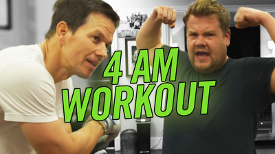 James Joins Mark Wahlberg's 4am Workout Club